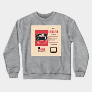 Original Weber Rotisserie Box Art Crewneck Sweatshirt